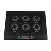 PC USB Cooling Pad Laptops with Six 170mm Fans at 1200 RPM for 12-17Inch