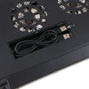 PC USB Cooling Pad Laptops with Six 170mm Fans at 1200 RPM for 12-17Inch