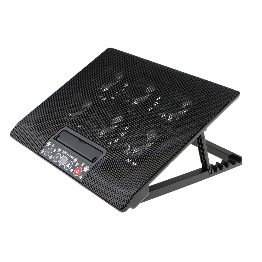 PC USB Cooling Pad Laptops with Six 170mm Fans at 1200 RPM for 12-17Inch