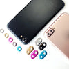 2pcs Aluminum Alloy Cell Phone Back Camera Lens Case Ring Protector Guard Cover for iPhone 7