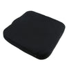 Memory Foam Seat Cushion Home Office Chair Pad with Carry Handle - Anti Slip Bottom - Fatigue Relief - Black