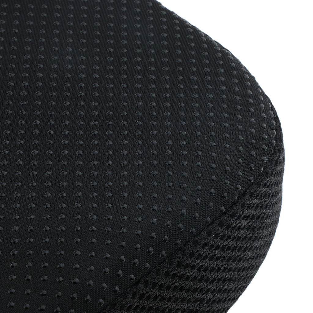 Memory Foam Seat Cushion Home Office Chair Pad with Carry Handle - Anti Slip Bottom - Fatigue Relief - Black