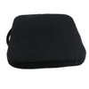 Memory Foam Seat Cushion Home Office Chair Pad with Carry Handle - Anti Slip Bottom - Fatigue Relief - Black