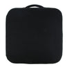 Memory Foam Seat Cushion Home Office Chair Pad with Carry Handle - Anti Slip Bottom - Fatigue Relief - Black