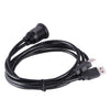 USB 3.0 Extension Flush Dash Panel Mount Cable For Car, Boat, Motorcycle