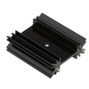 Aluminum Heat Sink, Cooling Fin Circuit 38x34x12mm for TO-247 PCB Mounting (Pack of 20)