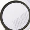 Handheld Reading Loupe with 3 LED Light Magnifying Elder Magnifier 1.8X 5X