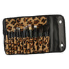 12 PCS Pro Makeup Brush Set Cosmetic Tool with Leopard Bag Beauty Face Eye Lip Brushes Kit