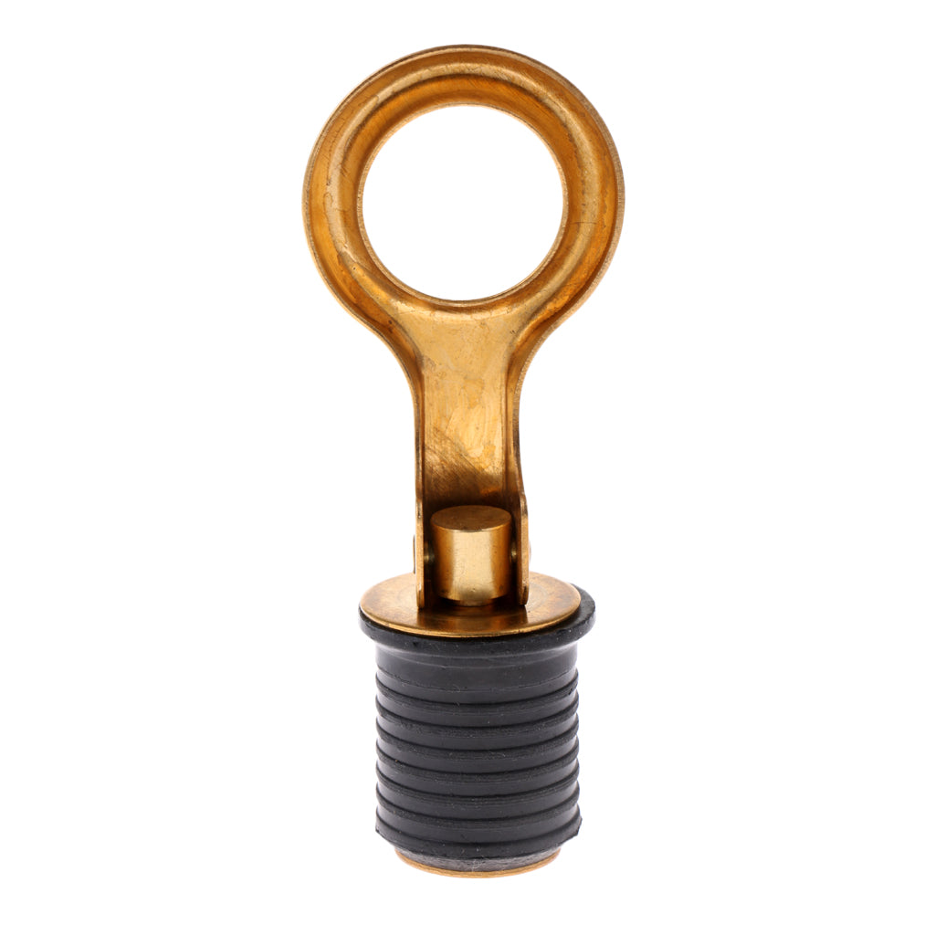 Boat Drain Bung, Drain Plug To Suit 24MM Hole / Boat Chandlery / Boat / Dinghy (Brass)