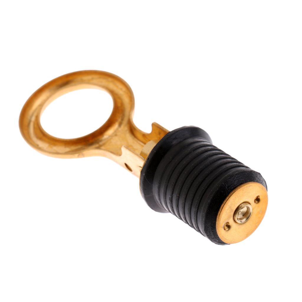 Boat Drain Bung, Drain Plug To Suit 24MM Hole / Boat Chandlery / Boat / Dinghy (Brass)