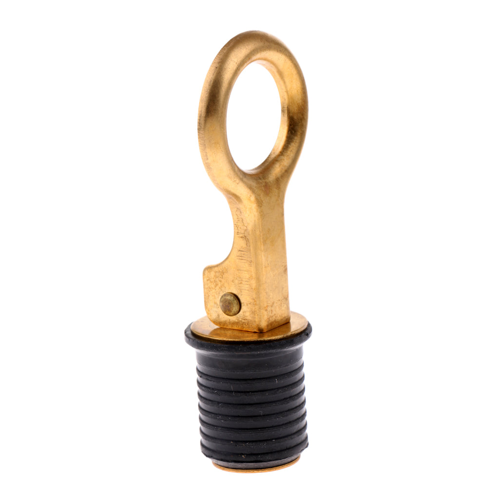 Boat Drain Bung, Drain Plug To Suit 24MM Hole / Boat Chandlery / Boat / Dinghy (Brass)