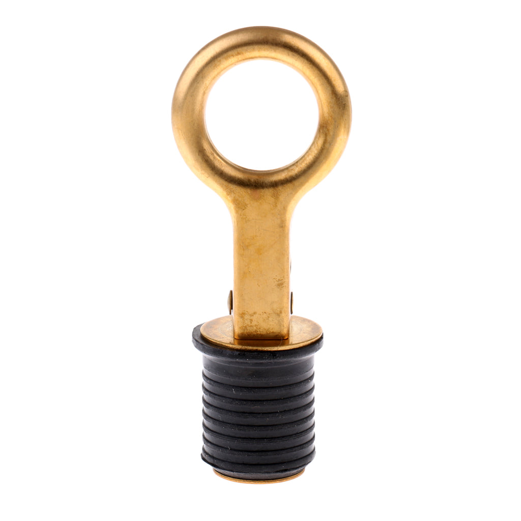 Boat Drain Bung, Drain Plug To Suit 24MM Hole / Boat Chandlery / Boat / Dinghy (Brass)