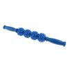 Comfortable 4 Balls Massage Roller Stick for Body Muscle Relaxation Blue