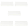 5 Pcs Transparent Storage Case for AAA 7th Multi Size Hard Plastic Battery Case Holder Organizer Box