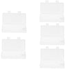 5 Pcs Transparent Storage Case for AAA 7th Multi Size Hard Plastic Battery Case Holder Organizer Box