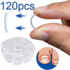 120pcs Pedicure Ingrown Toenail Straightening Clip Sticker Brace 4mm