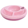 Plastic Divided Anti-skid Sucker Food Tray Dish Plate Feeding Bowl Tableware Set for Baby Toddler – Pink