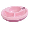 Plastic Divided Anti-skid Sucker Food Tray Dish Plate Feeding Bowl Tableware Set for Baby Toddler – Pink