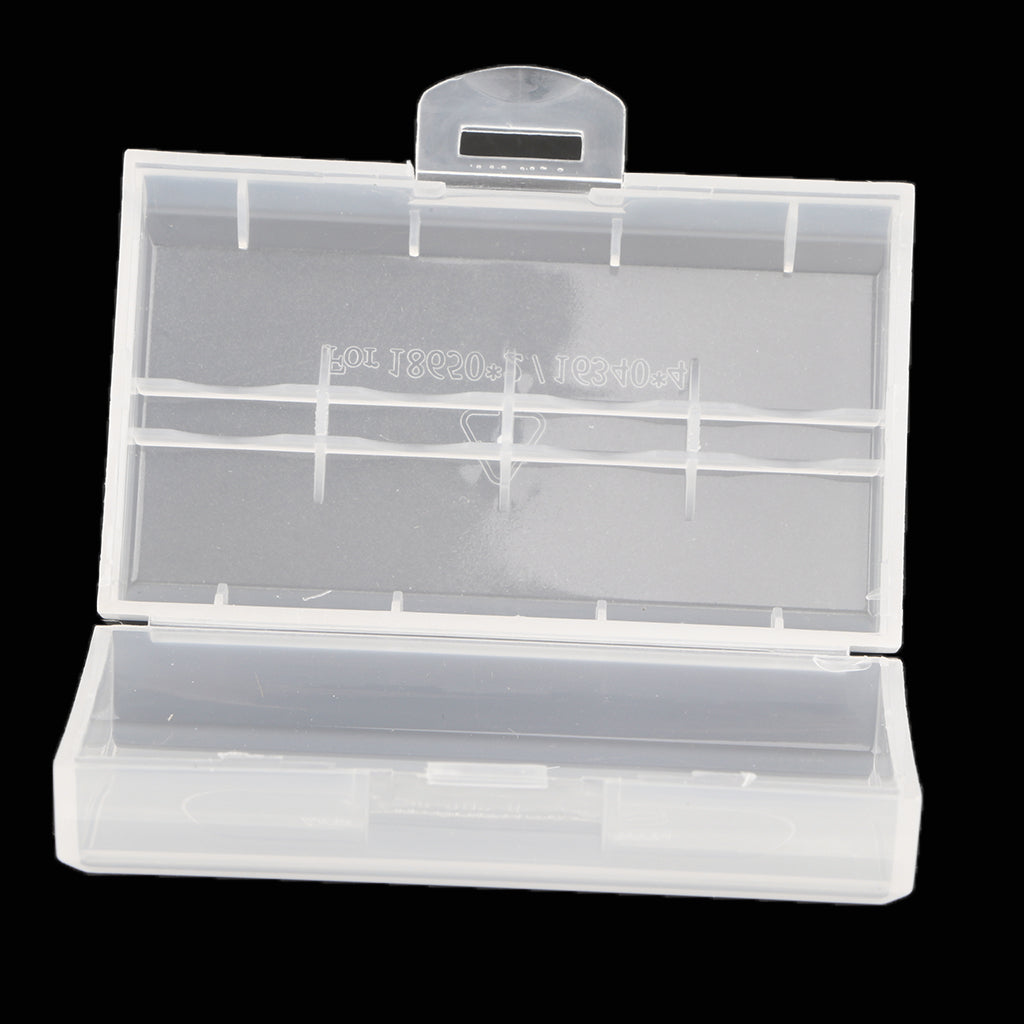 10 Pcs Battery Storage Box Organizer Pack of 5 Cases. Stores 18650 Batteries. Holds up to 2 Batteries per Pack