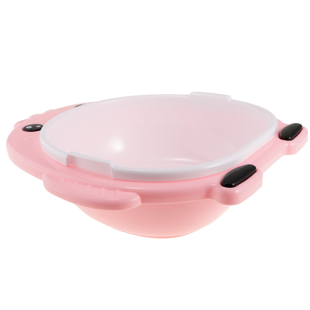 Cute Plastic Newborn Infant Baby Bathroom Bathtub Washbasin Foot Basin –Pink