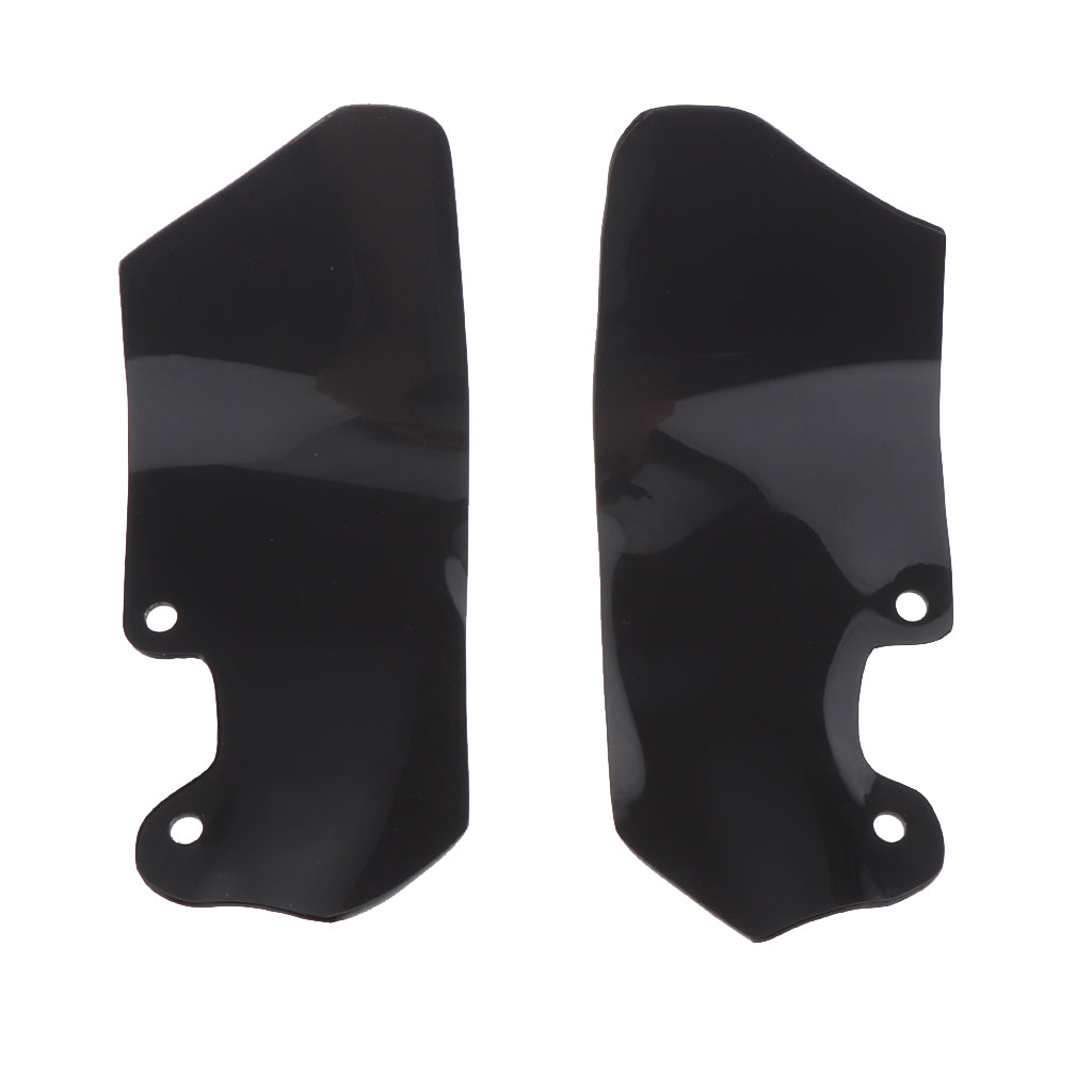 Motorcycle Left Right Wind Deflectors Scratch Resistant Set for BMW R1200GS - Black