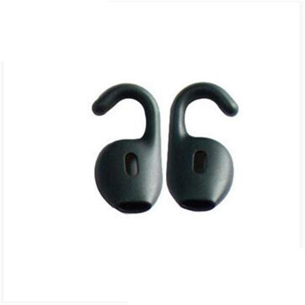 1 Pair Silicone Ear Tips Headphone Cover For Jabra Boost Black