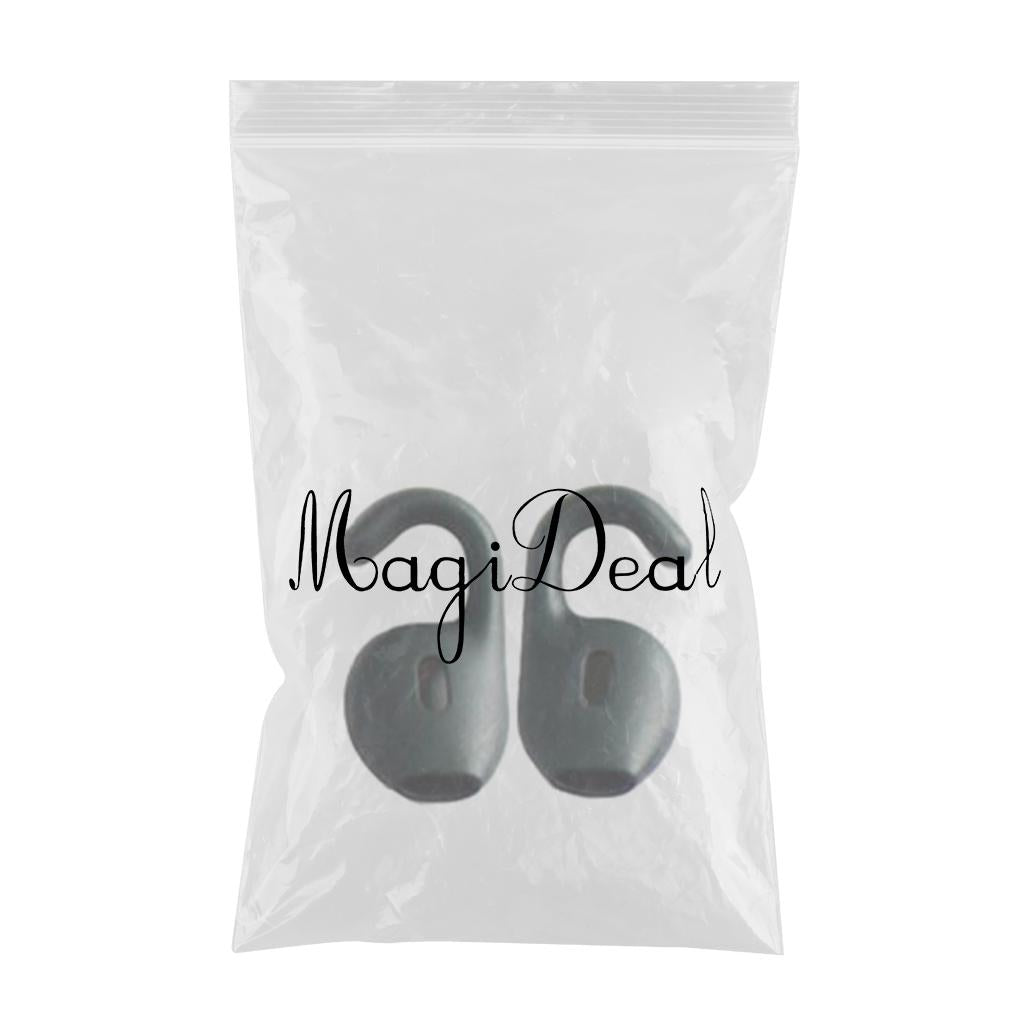 1 Pair Silicone Ear Tips Headphone Cover For Jabra Boost Black