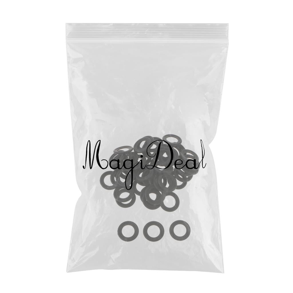 50Pcs M14 Rubber Oil Drain Plug Crush Washers Gaskets For Ford F5TZ-6734-BA