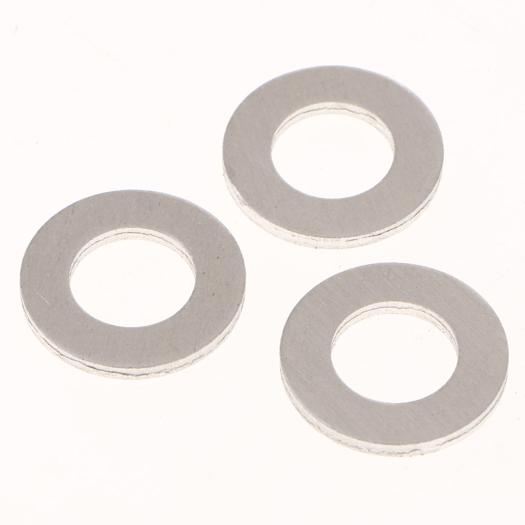 50Pcs M12 Aluminum Alloy Oil Drain Plug Crush Washers Gaskets For Toyota