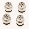 7Pcs Invisible Metal Bolt Flush Mount Valve Stems Hole For Car Wheels Tire