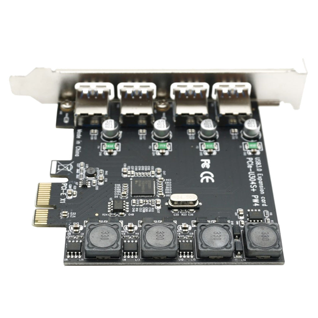 PCI Express USB3.0 Card PCI-E x1 to External 4Port USB3.0 Expansion Board