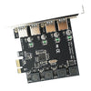 PCI Express USB3.0 Card PCI-E x1 to External 4Port USB3.0 Expansion Board