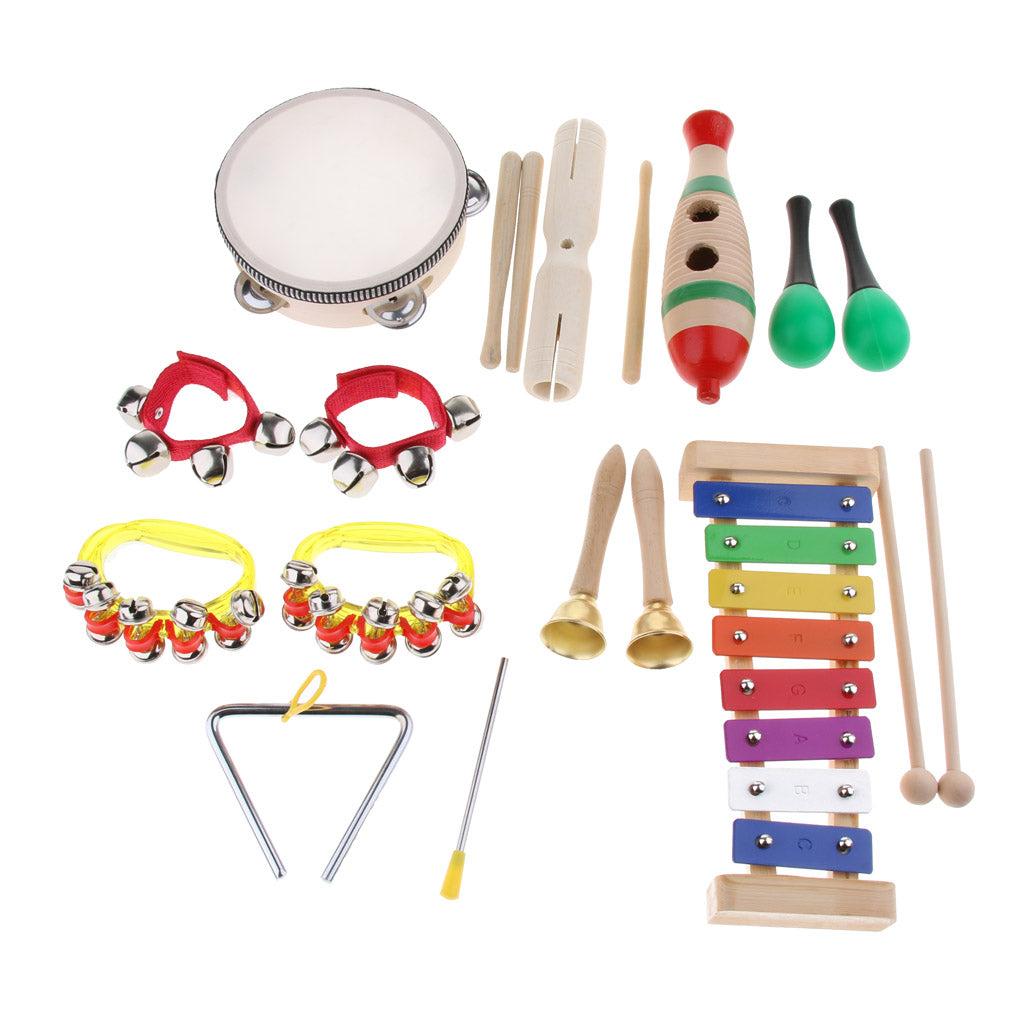 Toddlers Musical Instruments Set Kids Preschool Educational Musical Toys Set for Party Favor Gift