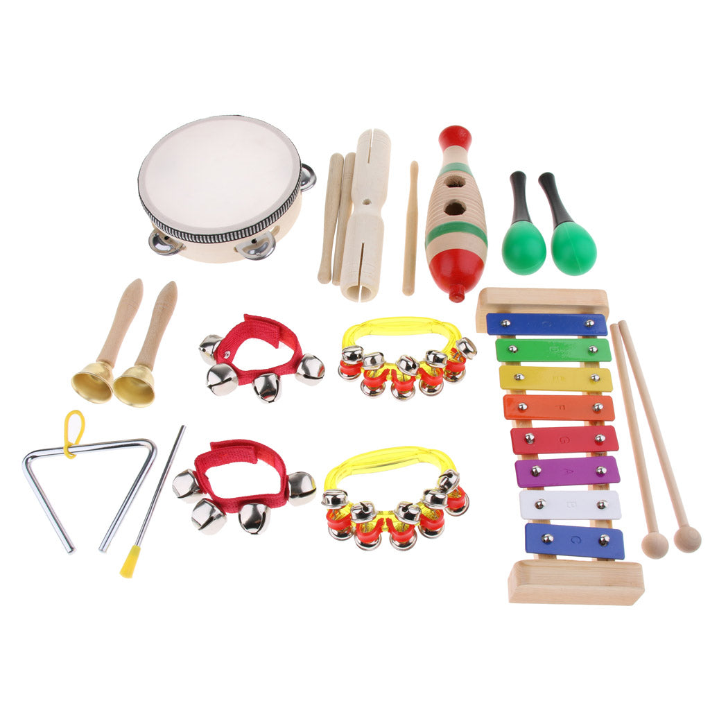 Toddlers Musical Instruments Set Kids Preschool Educational Musical Toys Set for Party Favor Gift