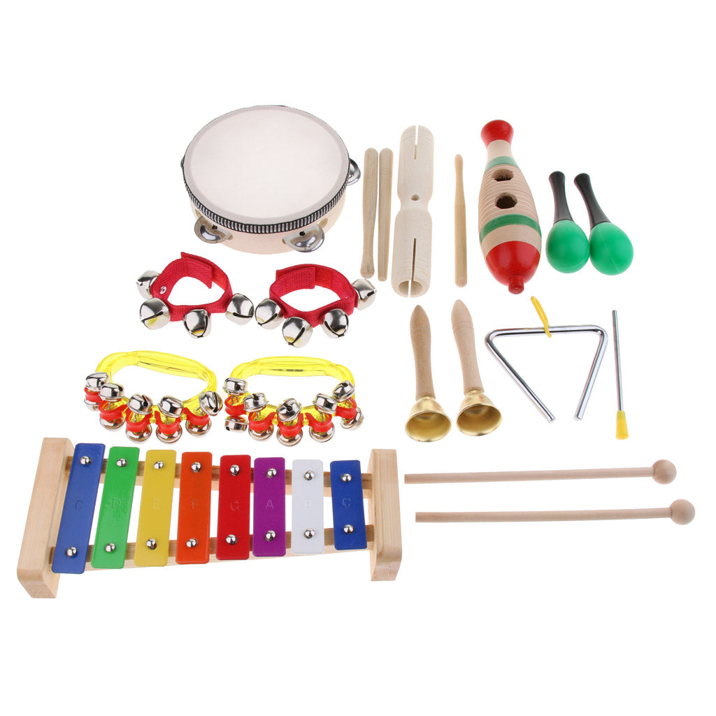 Toddlers Musical Instruments Set Kids Preschool Educational Musical Toys Set for Party Favor Gift