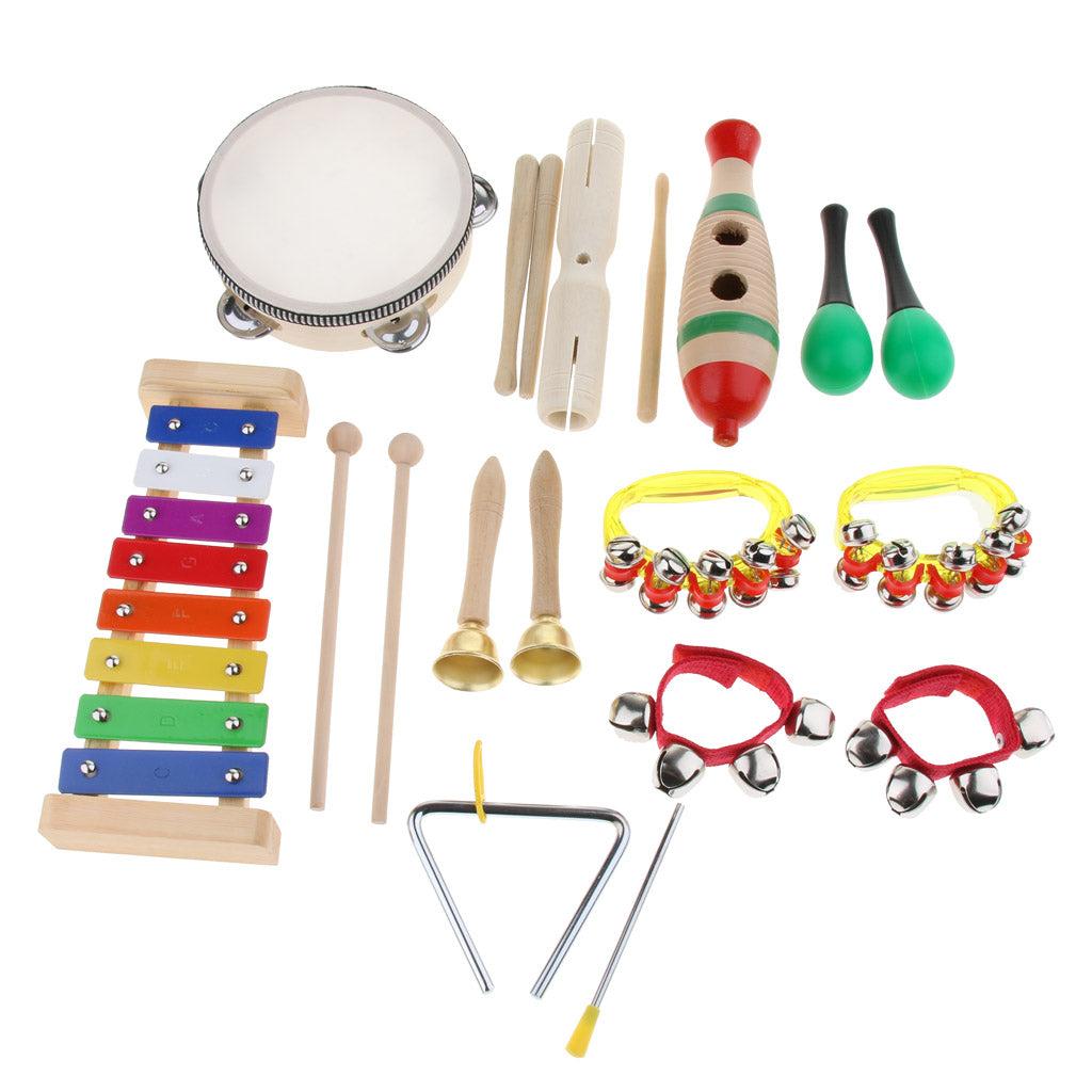 Toddlers Musical Instruments Set Kids Preschool Educational Musical Toys Set for Party Favor Gift