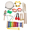 11 Kinds Musical Instruments Set Preschool Learning Educational Toys for Boys&Girls