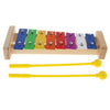 Colorful 8 Tones Hand Knock Xylophone with 2 Wooden Mallets Preschool Educational Toys