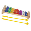 Colorful 8 Tones Hand Knock Xylophone with 2 Wooden Mallets Preschool Educational Toys