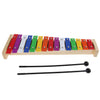 1 Set 15 Notes Xylophone with 1Pair Mallets Beaters