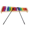 1 Set 15 Notes Xylophone with 1Pair Mallets Beaters