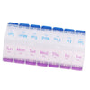 AM PM 14 Slots 7 Day Travel Pill Tablet Medicine Capsule Box Organizer Holder Case