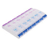 AM PM 14 Slots 7 Day Travel Pill Tablet Medicine Capsule Box Organizer Holder Case