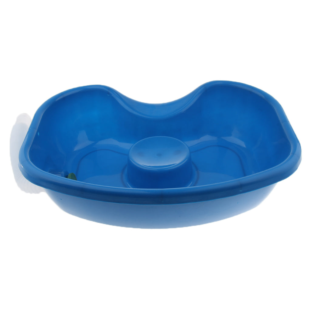 Blue Lightweight Shampoo Basin Washing Bowl for Hospital Patients Elderly Pregnancy the Bedridden