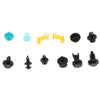 195 Pieces Car Push Pin Rivet Fasteners Clips Mixed for BMW Honda GM jeep SUZUKI