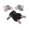 Hard Saddlebag Lock with Key Set for Harley Touring Electra Glide Road King