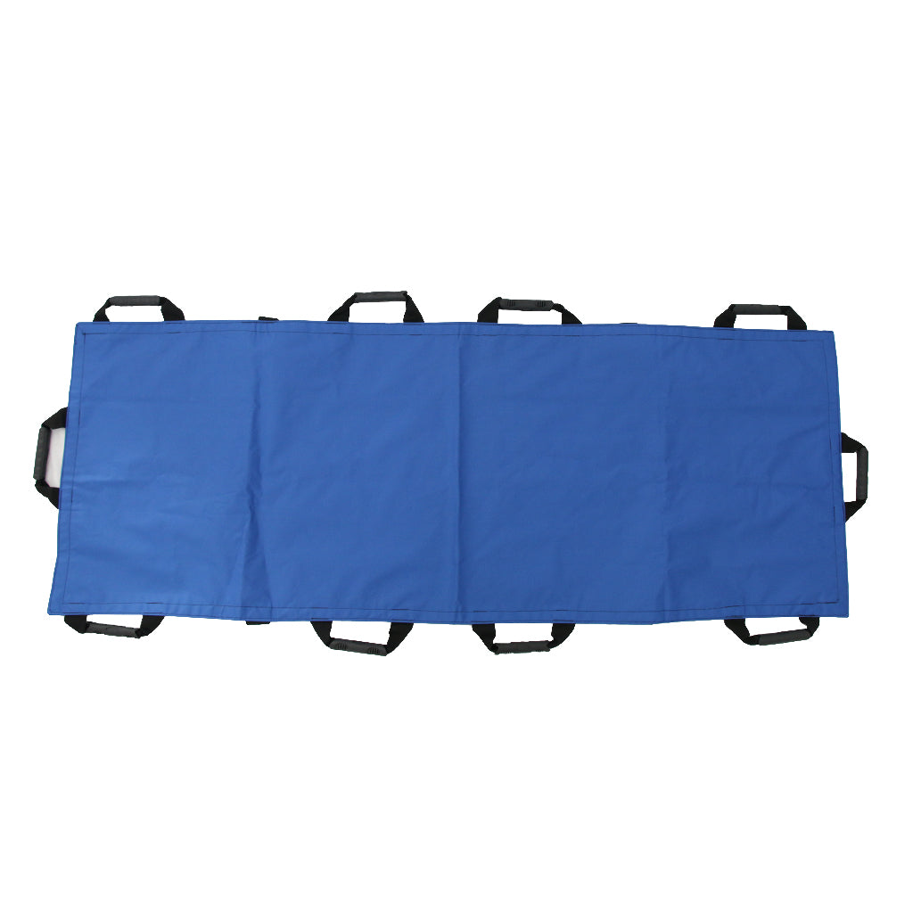 Foldable Canvas Stretcher Emergency Rescue Litter 12 handgrips 2 safety belt