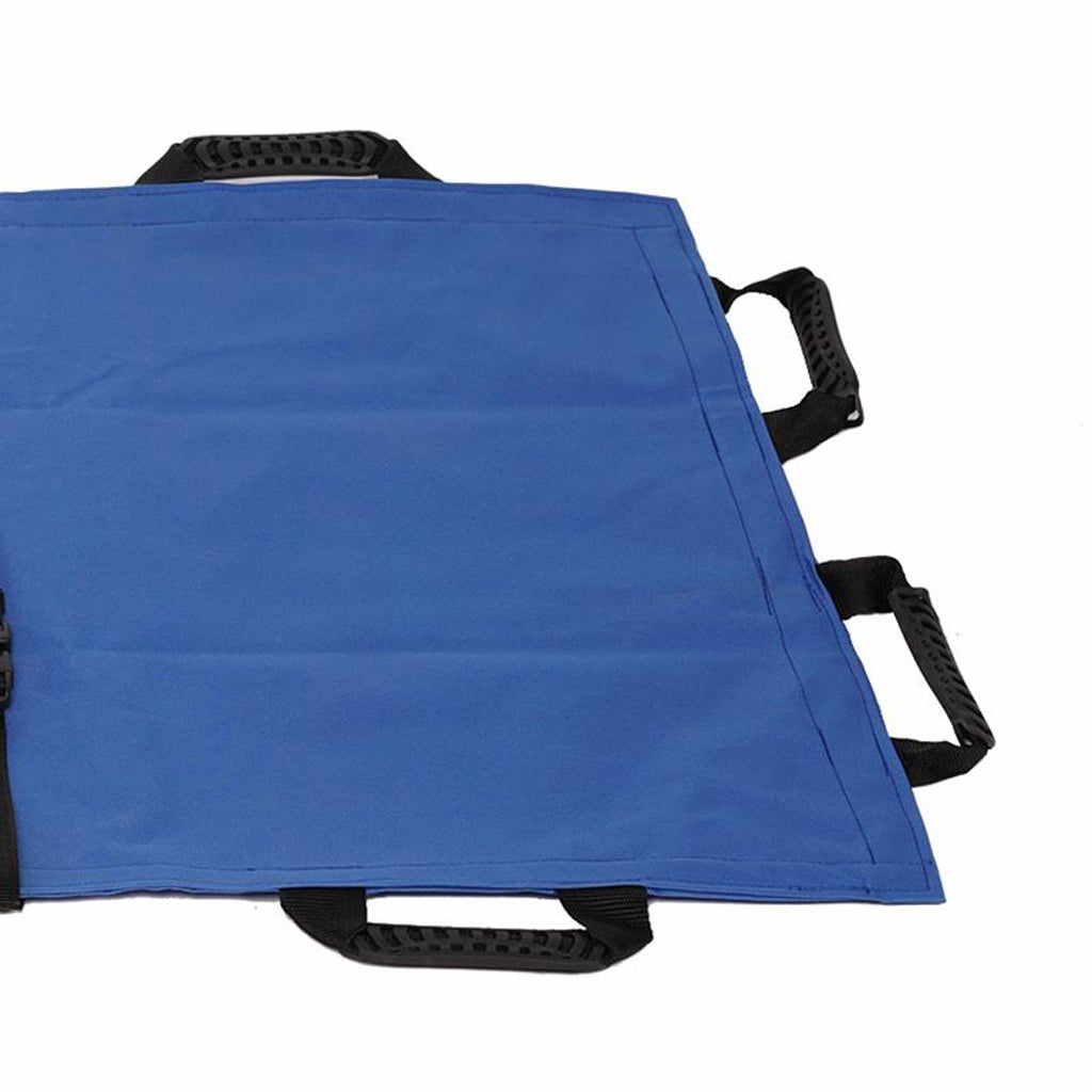 Foldable Canvas Stretcher Emergency Rescue Litter 12 handgrips 2 safety belt