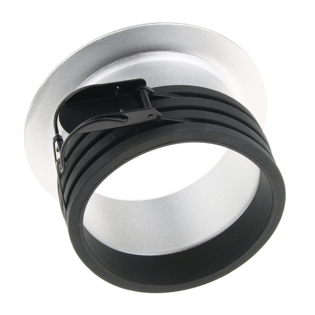 AD-PF Studio Speedring Insert Adapter Convertor for Profoto Monolight Flash Black+Silver