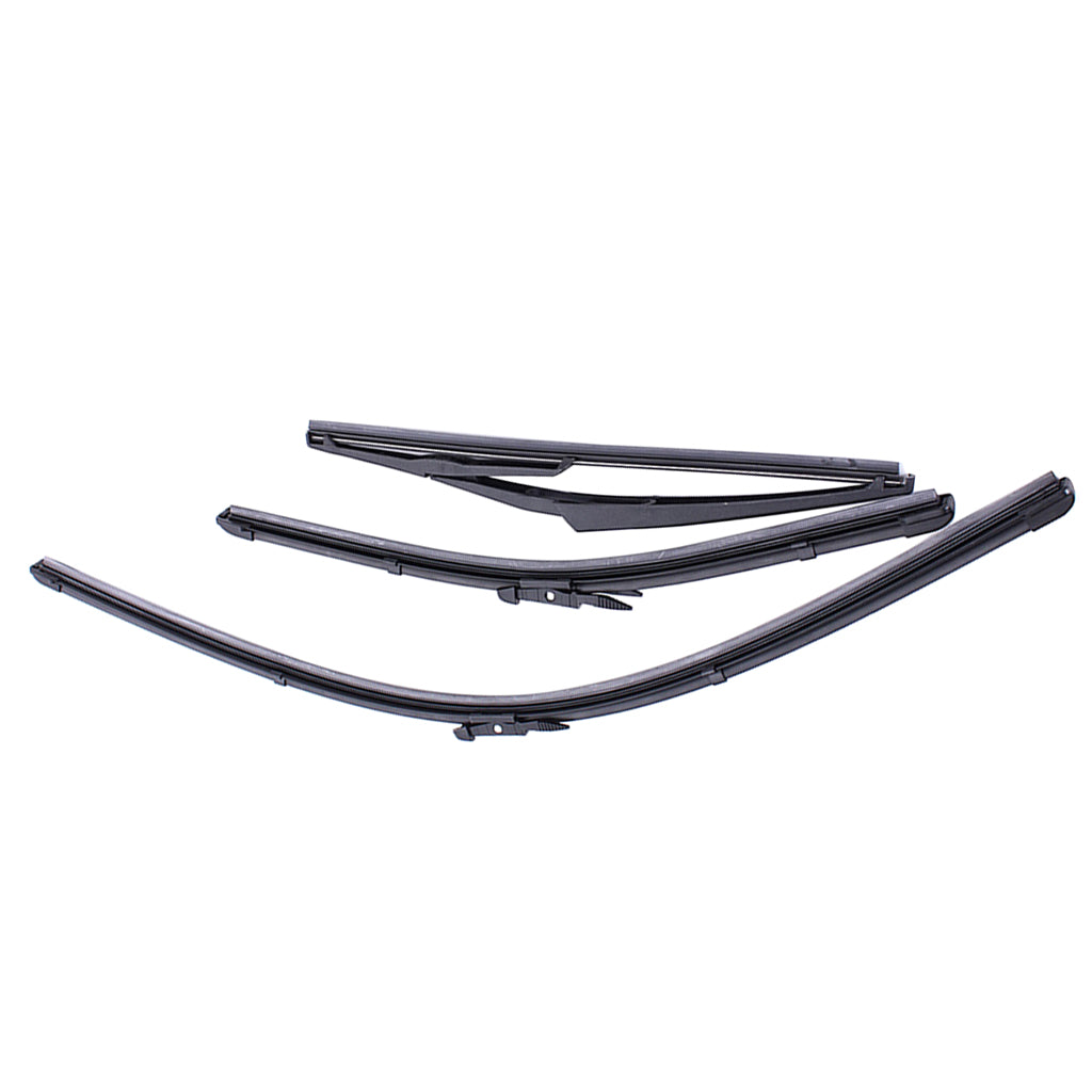 3 Pieces Front Rear Windshield Wiper Arm Blade 16'' 26'' 12'' for Fiat Grande Punto